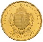 40 Pengő - Rákóczi Ferenc Pattern obverse image