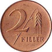 2 Fillér reverse image
