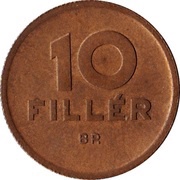 10 Fillér reverse image