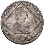 30 Kreuzers - Maria Theresia Graz obverse image