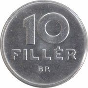 10 Fillér reverse image