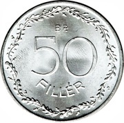 50 Fillér, Hungary, 1948 reverse image
