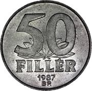 50 Fillér, Hungary, 1967-1989 reverse image