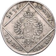 30 Kreuzers - Maria Theresia Vienna, Austria, 1746-1750 reverse image