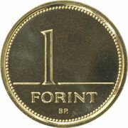 1 Forint, Hungary, 1992-2008 reverse image