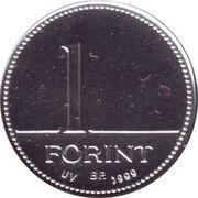 1 Forint, Hungary, 2009-2012 reverse image