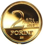 2 Forint, Hungary, 2012 reverse image