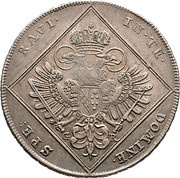 30 Kreuzers - Franz I, Austria, 1748 reverse image