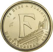 5 Forint 75 Years of the Forint - F obverse image