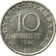 10 Forint Revolution of 1848, Hungary, 1948 obverse image