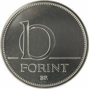 10 Forint, Hungary, 1992-2011 reverse image