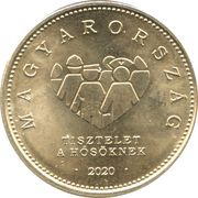 20 Forint Tribute to the heroes obverse image