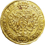 ¼ Ducat - Joseph I Vienna reverse image