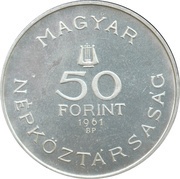 50 Forint Béla Bartók obverse image