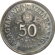 50 Forint Republic of Councils obverse image