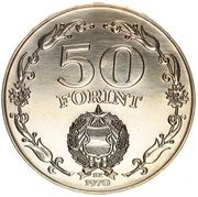 50 Forint Liberation, Hungary, 1970 reverse image