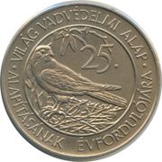 50 Forint World Wildlife Foundation reverse image