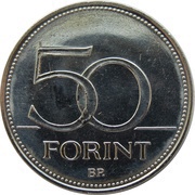 50 Forint Hungary in the European Union, Hungary, 2004 reverse image