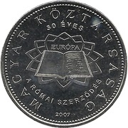 50 Forint Treaty of Rome obverse image
