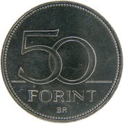 50 Forint Forint, Hungary, 2016 reverse image