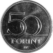 50 Forint 2018 IIHF World Championship - Division I Group A, Hungary, 2018 reverse image