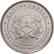 50 Forint Hungarian Fire Service obverse image