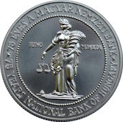 75 Forint National Bank of Hungary reverse image