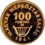 100 Forint Ferenc Liszt obverse image