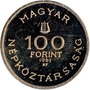 100 Forint Béla Bartók obverse image