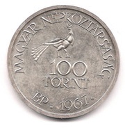 100 Forint Zoltán Kodály obverse image