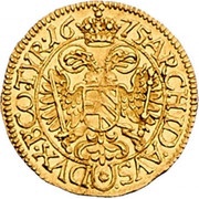 ⅓ Ducat - Leopold I Vienna, Austria, 1675 reverse image