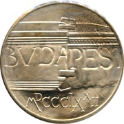 100 Forint Buda and Pest Unification Centennial, Hungary, 1972 reverse image