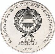 100 Forint KGST, Hungary, 1974 reverse image