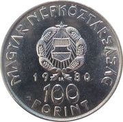 100 Forint Space Flight obverse image