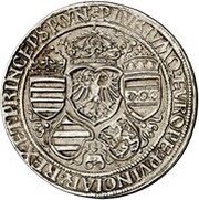 1 Guldiner - Maximilian I Hall, Austria, 1490-1519 reverse image