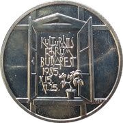 100 Forint Budapest Cultural Forum, Hungary, 1985 reverse image