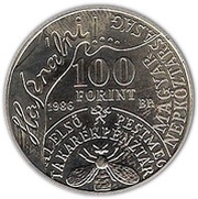 100 Forint András Fáy obverse image