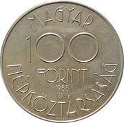 100 Forint Football World Championship obverse image