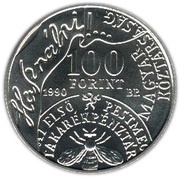 100 Forint András Fáy obverse image