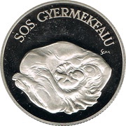 100 Forint SOS Children's Village, Hungary, 1990 reverse image