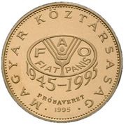 100 Forint - FAO Trial Strike obverse image