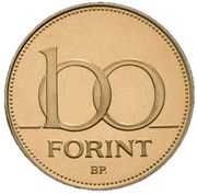 100 Forint - FAO Trial Strike, Hungary, 1995 reverse image