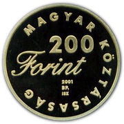 200 Forint Toldi obverse image