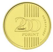 200 Forint Trial Strike, Hungary, 2009 reverse image