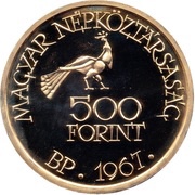 500 Forint Zoltán Kodály obverse image