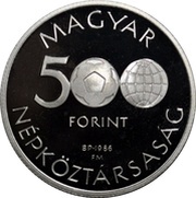 500 Forint Football Championship - Football Players obverse image