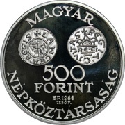 500 Forint St. Stephen obverse image