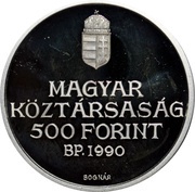 500 Forint Ferenc Kölcsey obverse image