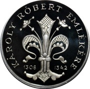 500 Forint Károly Róbert of Anjou, Hungary, 1992 reverse image