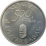500 Forint Old Danube Ship "Árpád" obverse image